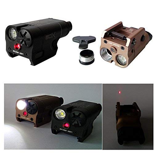 HYP XC2 Type Compact Pistol LED Light BK Compatible with 20mm Rail (Black)