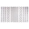 VidaXL Tapis lavable antidérapant 190x300 cm Noir et blanc