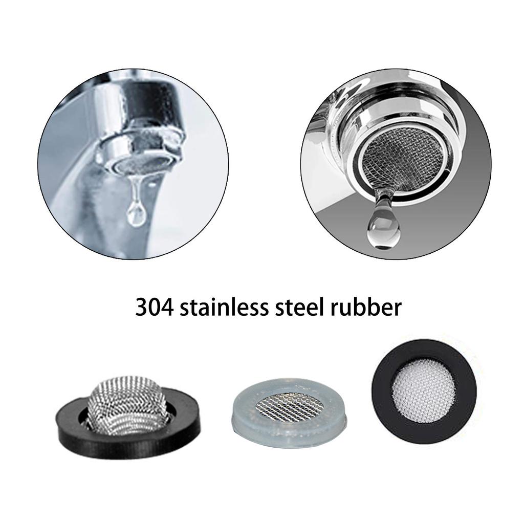 10 Pezzi Rondella Piatta Con Rete Filtrante Rondella per Tubo Filtro Rondella per Soffione Doccia Guarnizione O-ring Guarnizione per Tubo