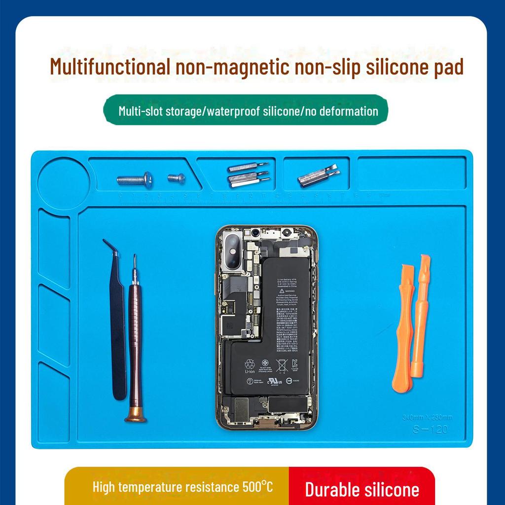 Multifunctional Silicone Repair Pad for Electronics - Magnetic, Anti-Slip, Anti-Static & Heat Resistant