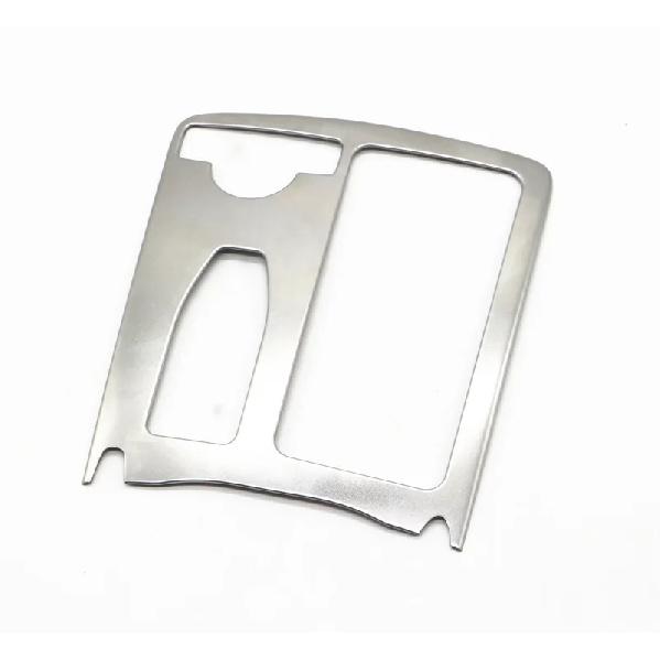 Car Styling Interior Stainless Steel Sticker Water Cup Holder Panel Decoration Trim for Mercedes Benz C Class W204 2009-2014 Lhd