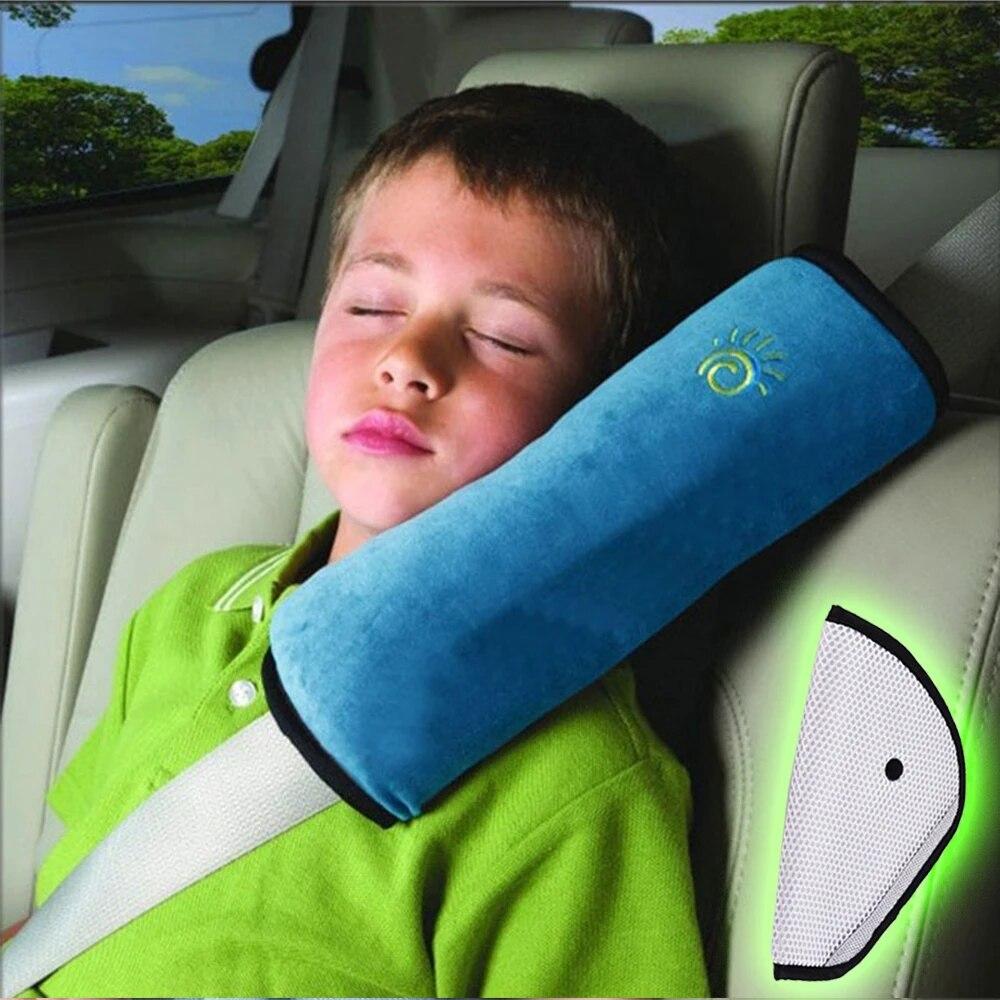 Car Safety Belts Pillows Cover for Kid Children Baby Travel Sleep Positioner Protect Auto Seatbelt Adjust Plush Cushion