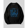 Men's Letter Print Design, Casual Round-Neck Sweatshirt for Man,Trendy Long Sleeve Top, Smooth Soft  Breathable, Suitable for Home and Outdoor
