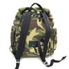 SAINT LAURENT PARIS 437110 Multi-pocket camouflage Backpack Canvas/Leather Green