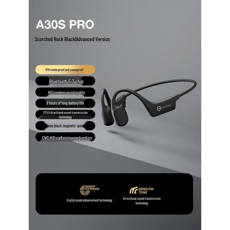 Sanag A30SPro & A30 Air/Bone Conduction Sport Headphones