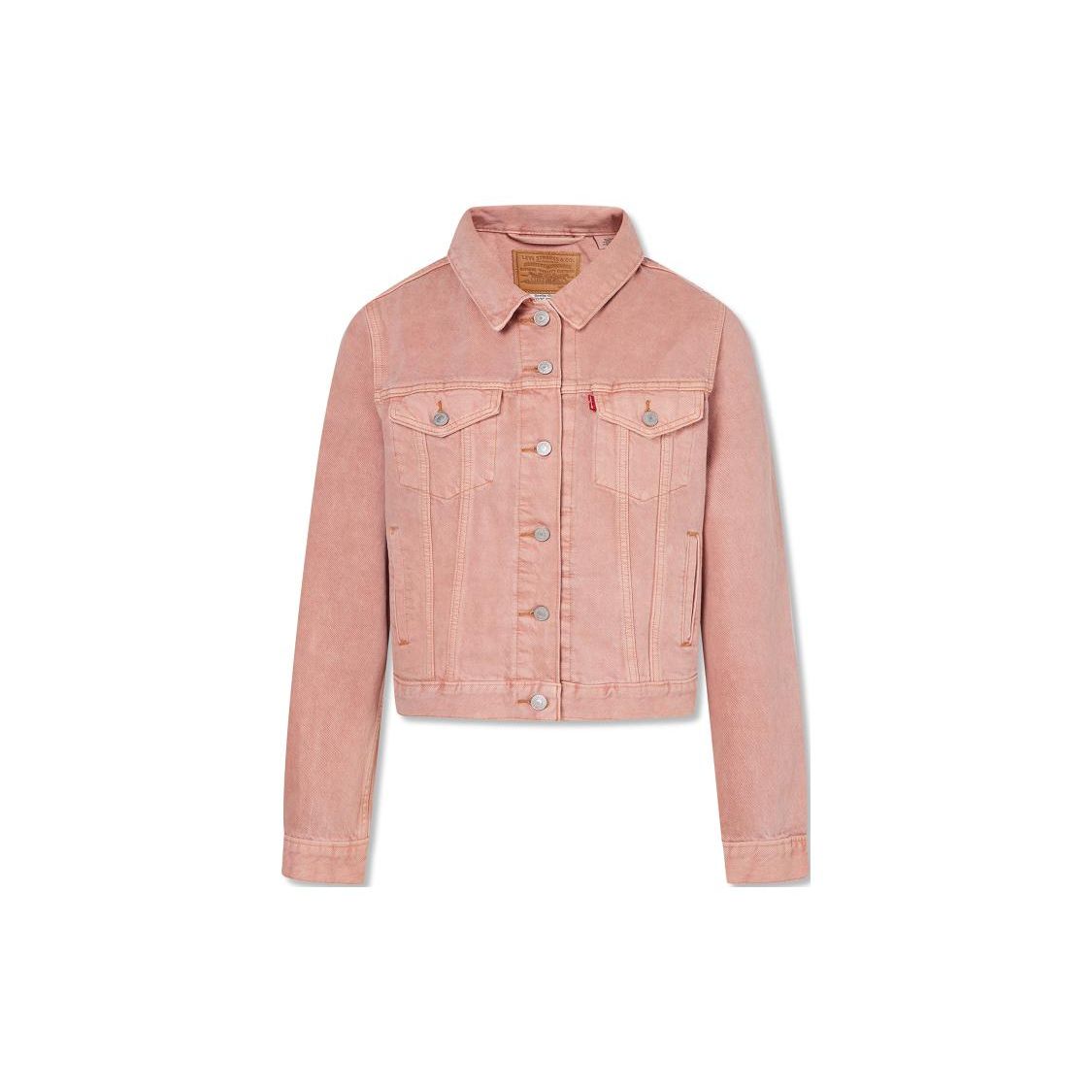 

Джинсовая куртка Levis однотонная женская розовая 29945-0139 XS