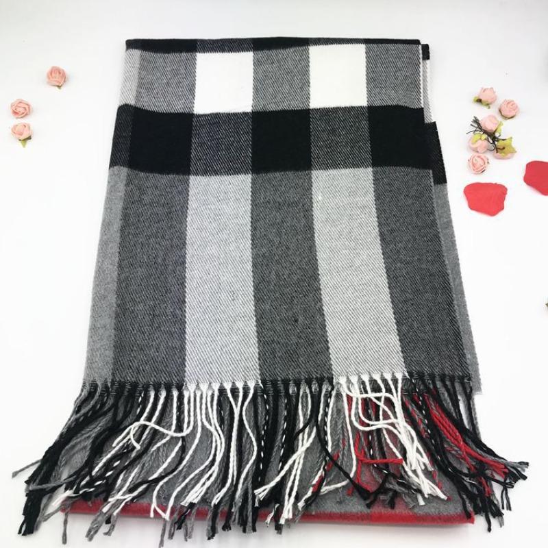 New autumn and winter wind classic babag color yang sticky cashmere scarf shawl couple scarf women