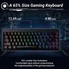 ELECOM VK300S Gaming Keyboard Silver Speed USB V-custom (US Layout), Wired, RGB, Tenkeyless, 65% Mechanical, Switches, Linear, Port, Black,