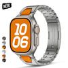 Quick Fit Stainless Steel Band for Apple Watch Strap Ultra2 49mm 46mm 45mm 44mm Luxury Metal Bracelet for Iwatch 10 9 7 8 Se 6 5