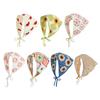 Knitted Flower Headscarf for Female Spring Hollowed Hairband Decorative Headwrap Music Festival Hairscarf Photo Headband