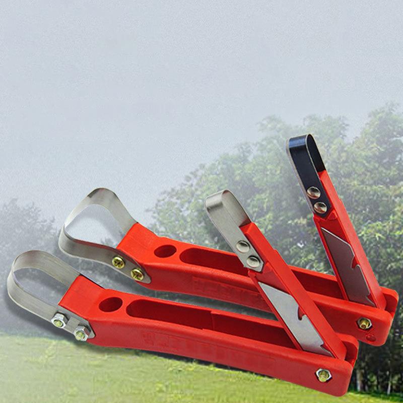 Baumrindenkratzer Gartenarbeit Rindenrasierer Entfernungswerkzeug Faltbarer Baumstammschäler Entrinden