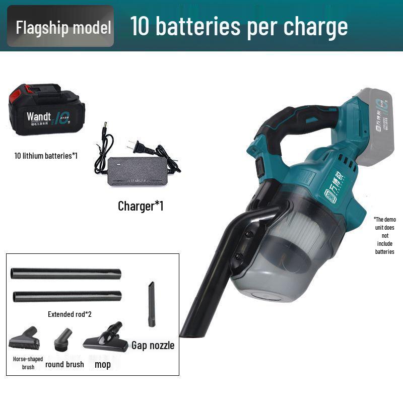 High-Power Wireless Auto & Home Vacuum Cleaner - Strong, Automatic Dust Collector