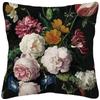Klassischer Ölmalerei-Stil Blumen beidseitig bedruckter Kissenbezug Kurzer Plüsch Geeignet für Wohnzimmer Zierkissenbezug