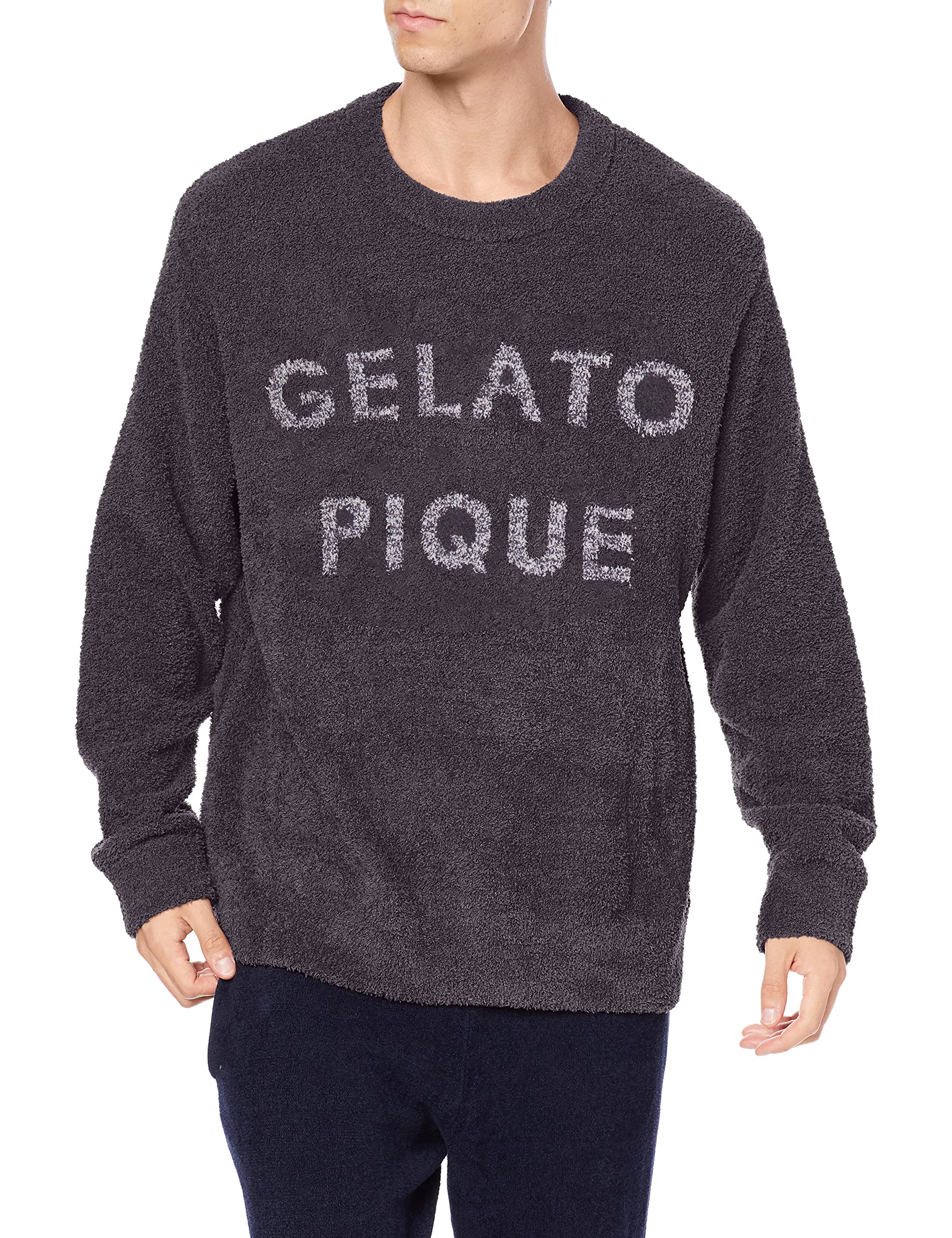 

HOMME Baby Moco Logo JQD Пуловер PMNT214999 NVY M [Gelato Pique] Мужские тёмно-синий