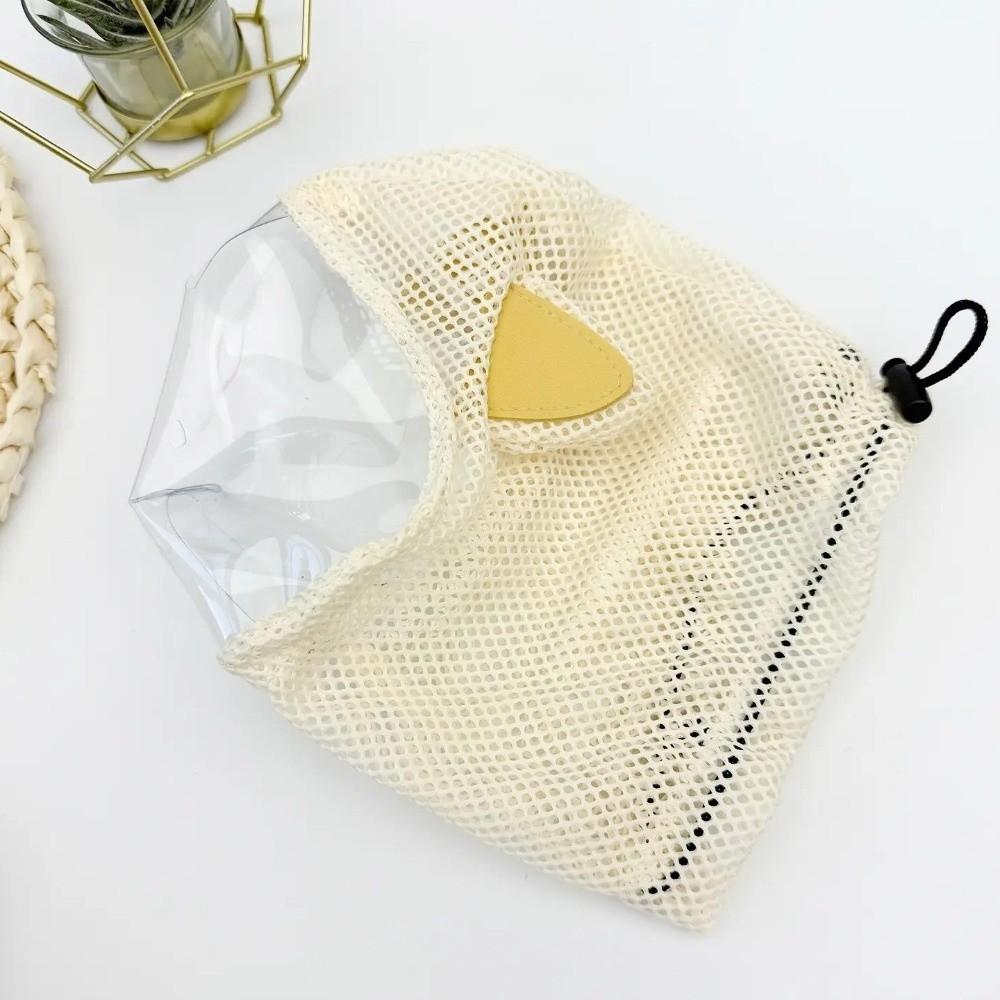 Anti Scratch Pet Breathable Hood Comfortable Anti Stuffiness Cats Head Cover Adjustable Drawstring Cat Mesh Kitten Protection