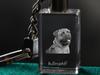 Bullmastiff - Crystal Key Ring with Dog Photo, Illuminated Key Ring, Unique Gift by Art-Dog Brand