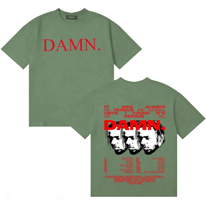 Rapper Kendrick Lamar Album Music Tshirts Unisexs Clothing Retro Oversized Tshirt Crewneck Pop Short Sleeve Tee Shirt Streetwear