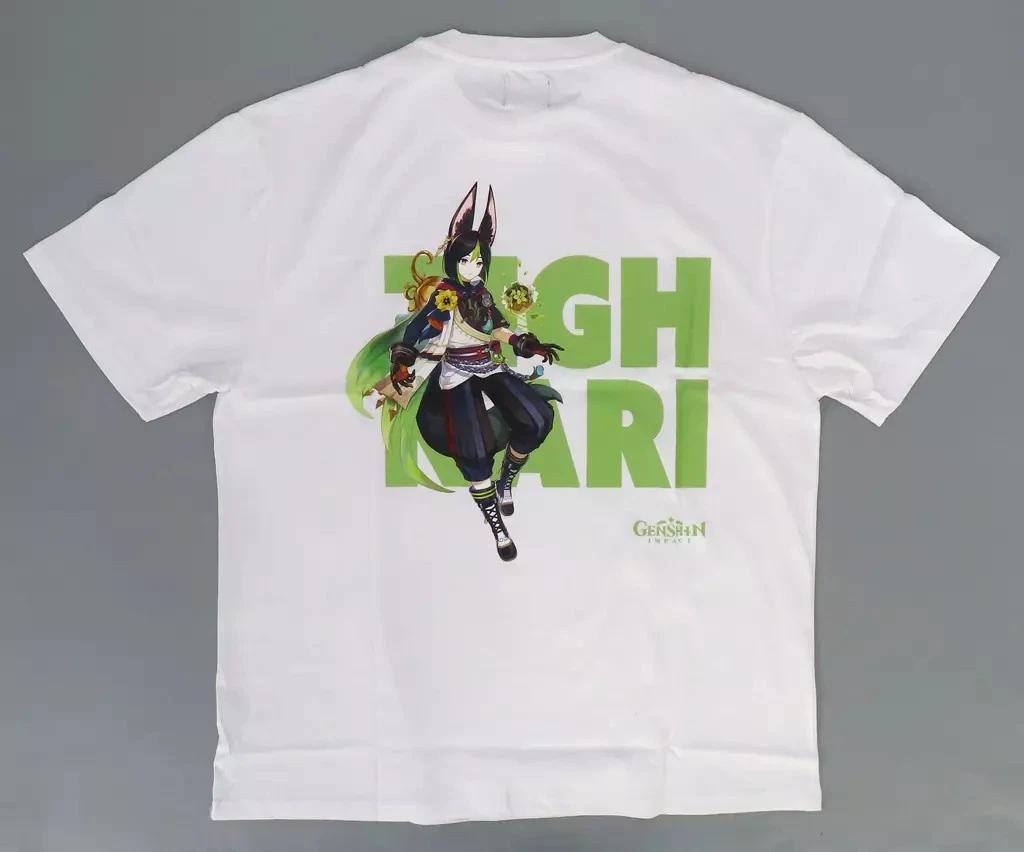 miHoYo Genshin Impact Tighnari White T T-Shirt XL Line Friends 2024 3XL