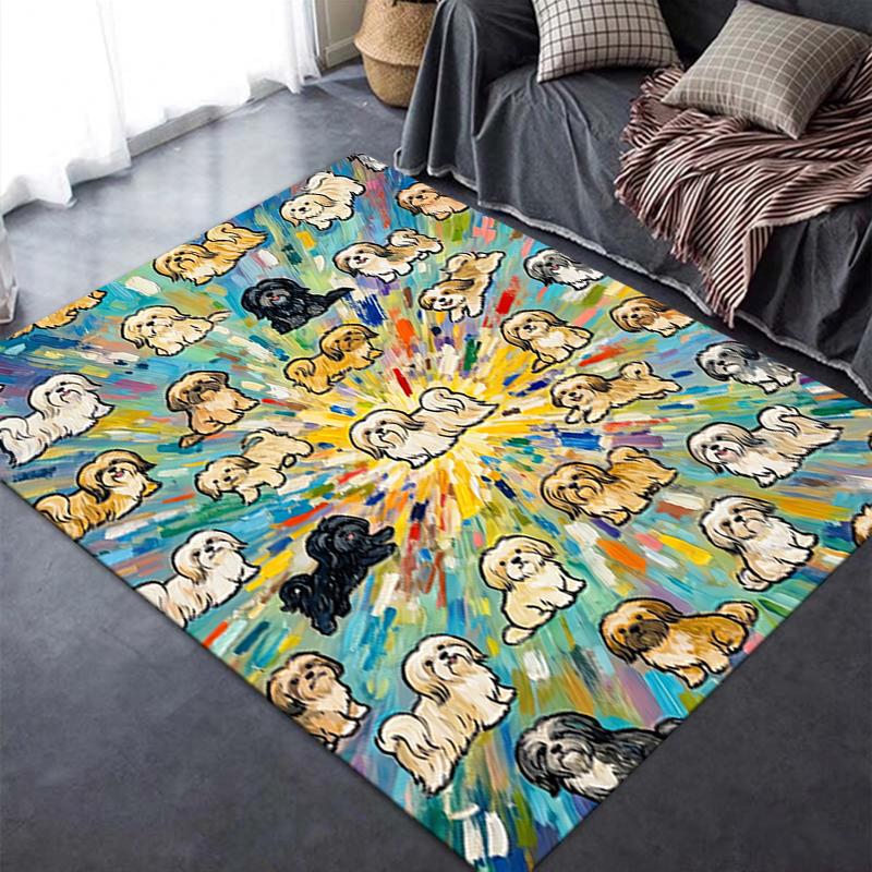 2025 New Cute animals Carpet Rug for Living Room Bedroom Home Sofa Decoration,Kids play Non-slip Floor Mat