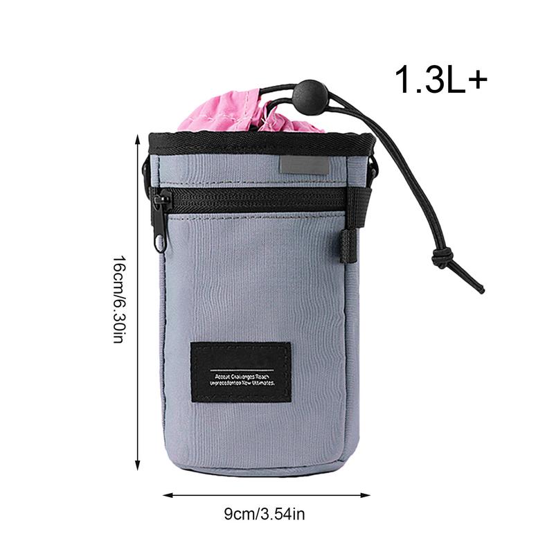 Bicycle Cup Holder Storage Bag Portable Waterproof Water Bottle Bag Road Bicycle Bag Camping Cup Storage Bag Waterproof