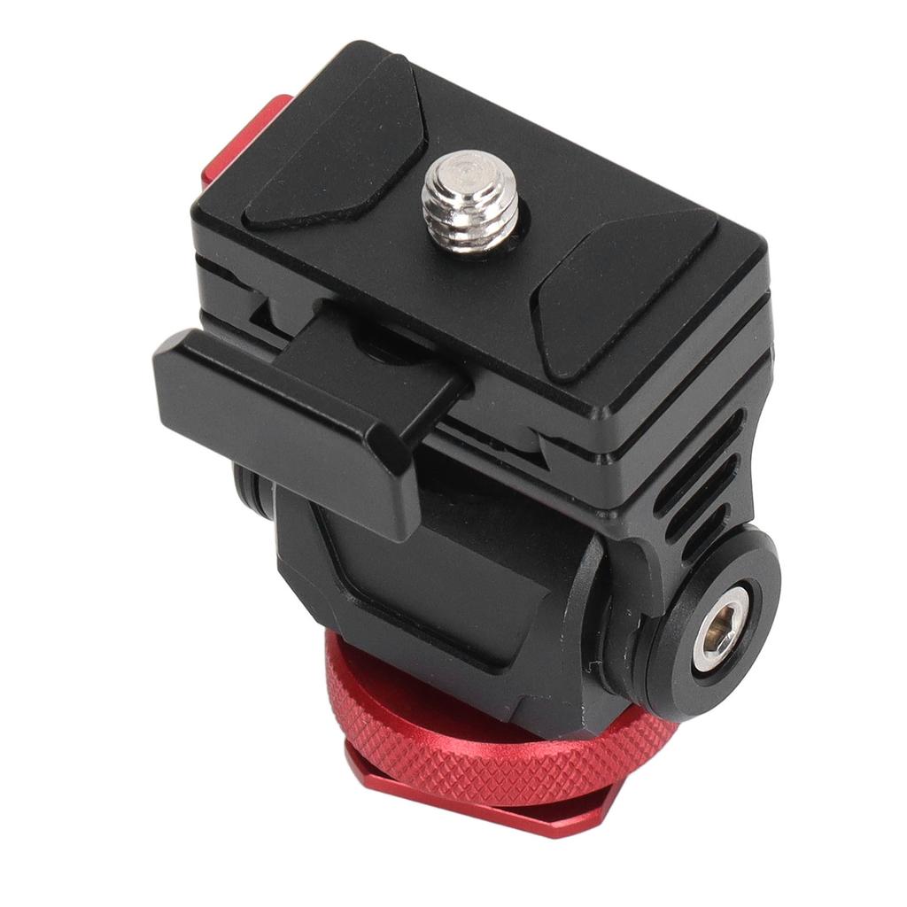 Camera Monitor Holder Mount 360 Degree Rotation 180 Degree Tilt Camera Field Monitor Mount with Cold Shoe 1/4 Inch Screw