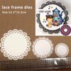 Laciness Die Cuts Nesting Cricle Cutting Dies Embossing Die Cuts Template for Kid Card Making Scrapbooking DIY Albums