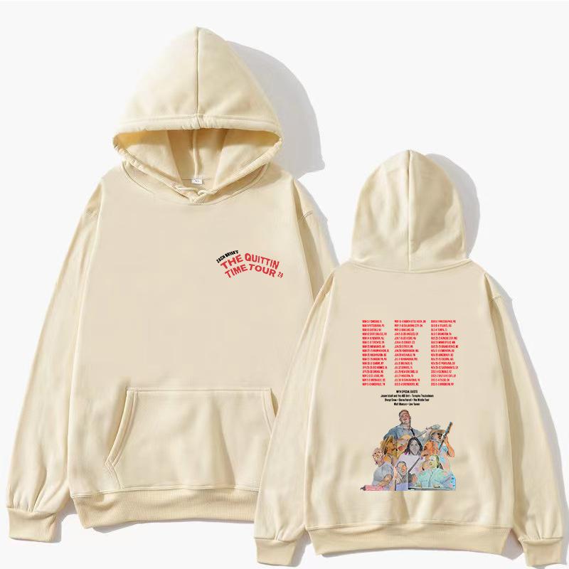 Zach Bryan The Quittin Time Tour 24 Admat Merch Mikiny