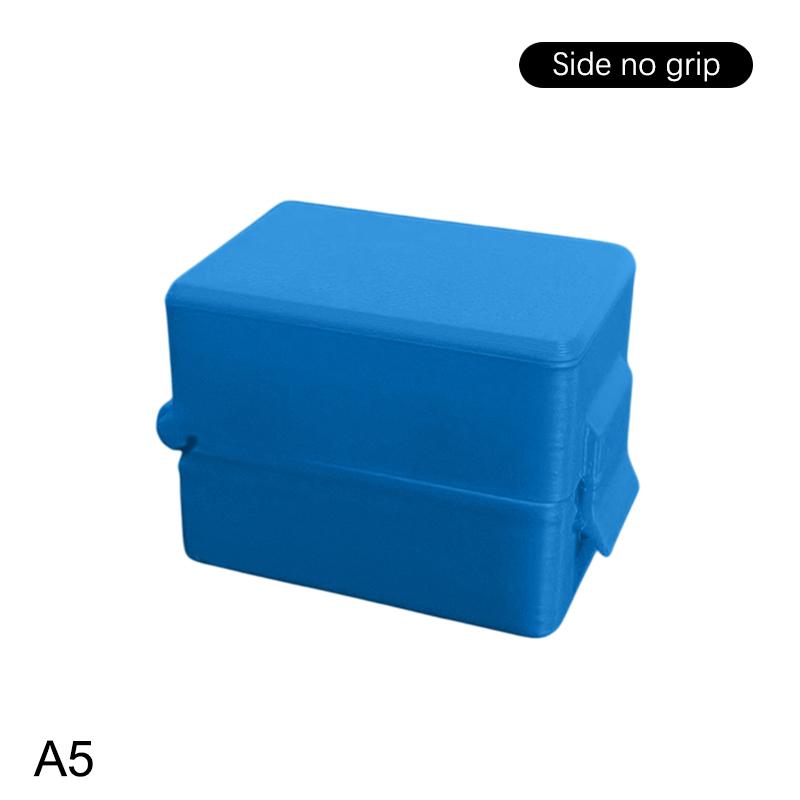 Guitar Pick Storage Box with Slot Organizer, Portable 3D Printed Pick Holder Case