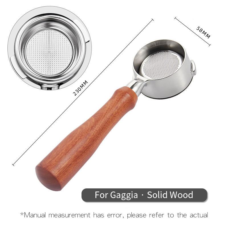 58MM Coffee Bottomless Portafilter for GAGGIA Classic Pro Naked Filter Basket Barista Accessories Espresso Machine Tools Goods