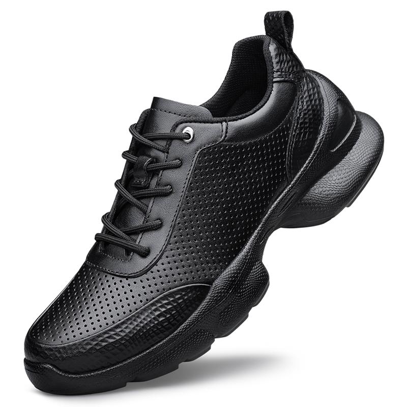 Non-slip Tenis Shoes Travel Trainers Outdoor Casual Sports Shoes Genuine Leather Mens Sneakers Lightweight Male Treking Footwear