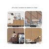 45cm*10m Self-Adhesive PVC Waterproof Peel & Stick 3D Striped Panels Wood Grain Wallpaper Furniture Accent Walls & Home Renovation Decor