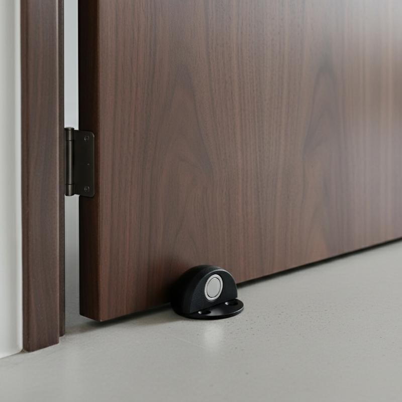 Silicone Magnetic Door Stopper 1 Set No Drill Anti Collision Buffer for Home Office Door Protection Child Safe