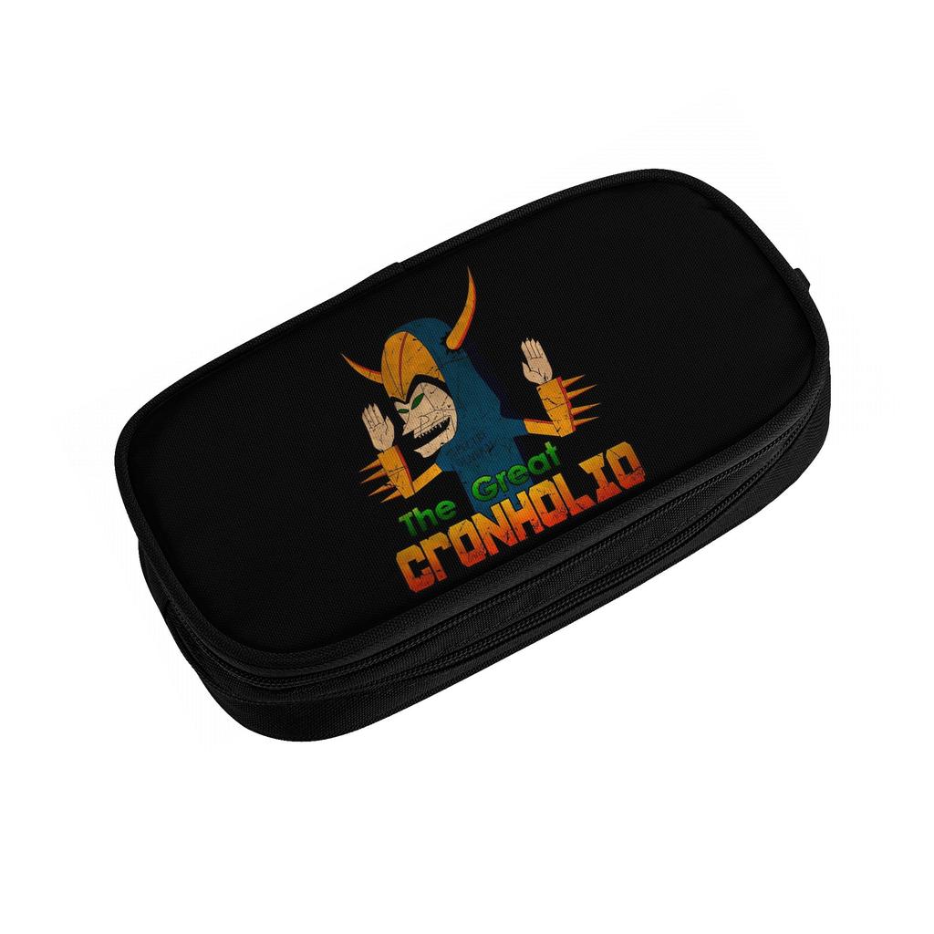Proud RETRO THE GREAT CRONHOLIO DEVIL Pencil Case Beavis and Butthead Pen Bag Student Large Student School Cosmetic Pencilcases