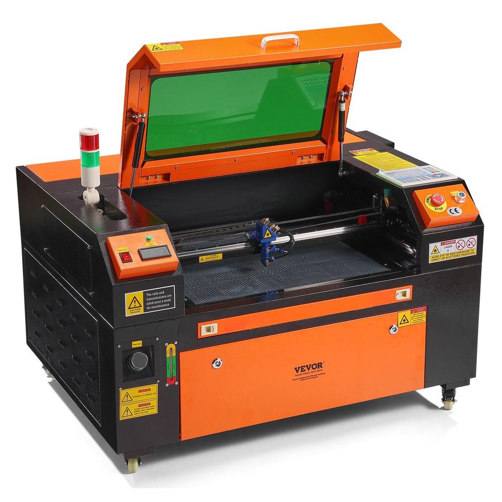 60W CO2 Laser Engraver Engraving Carving Print Machine 400x600 Mm Workbed