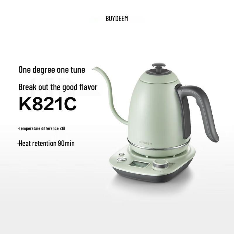 Buydeem Smart Temperature Control Pour-Over Kettle CN plug (adapter included)