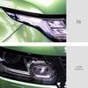 Compatible with 25 Land Rover Range Rover Models: Blacked-out TPU Headlight/Taillight Film with Light-controlled Color Changing.