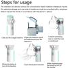 Medical Silent Mesh Nebulizer Ruční astmatický inhalátor Atomizér Dětská zdravotní péče Mini přenosný nebulizační zvlhčovač