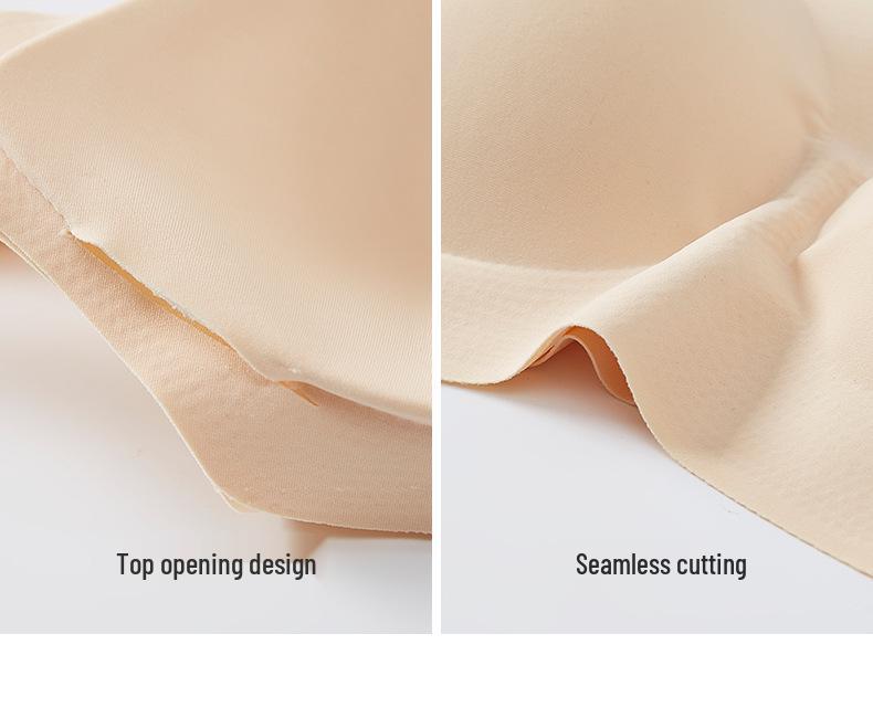 Women's Seamless Sports Bra: Thin Strap, Side Support, Anti-Sag, Fixed Cup, Plus Size, Large Bust, Beautiful Back Design