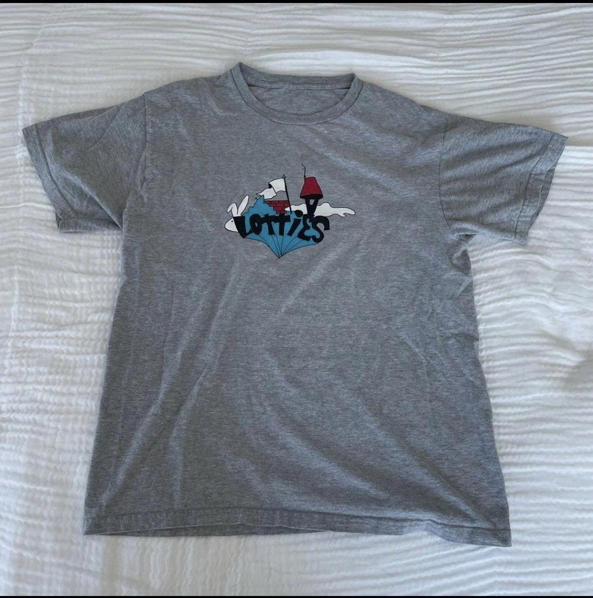 Винтажная футболка Lottie’s Skate Shop РЕДКАЯ Y2K 90-е Калифорнийский Гранж Мужская M Панк-рок 3XL