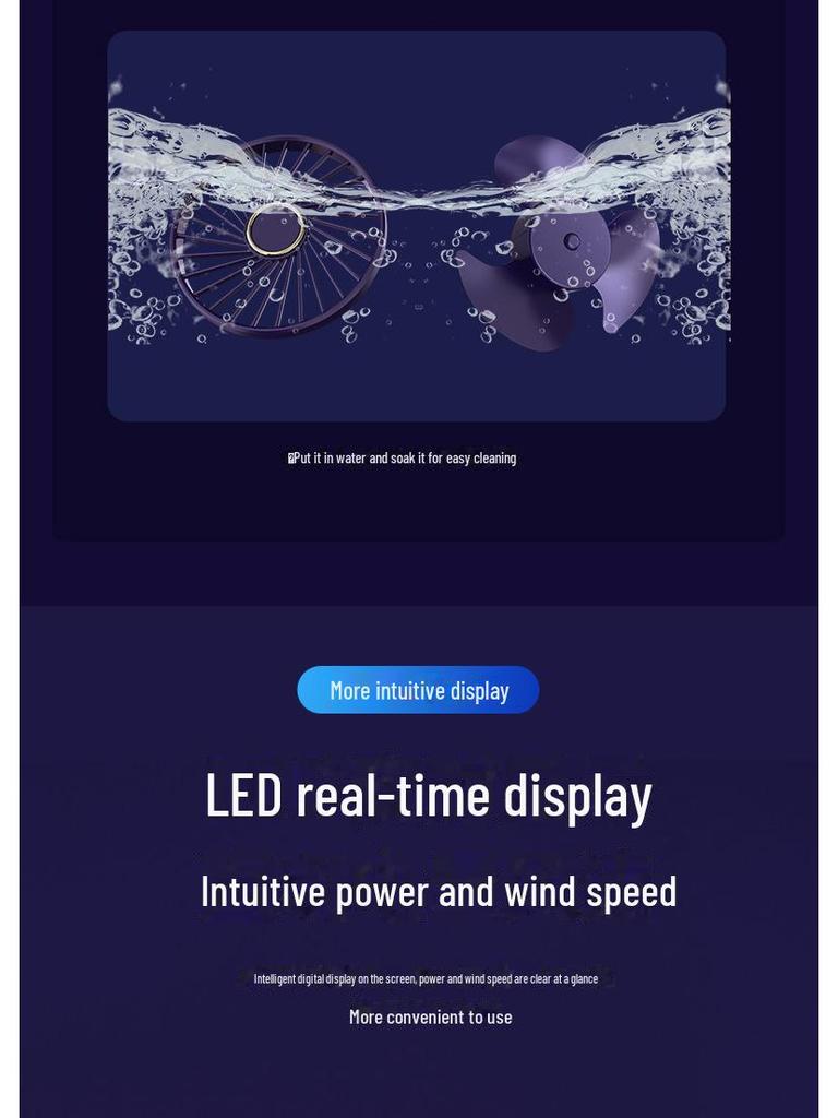 Ventilatore Portatile Ricaricabile USB Manuale con Aromaterapia - Versatile per Scrivania, da Appendere al Collo e Uso Esterno