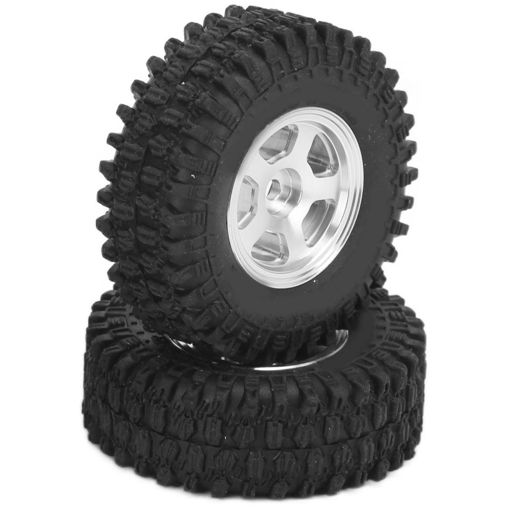 4pcs 1Celsius24 RC Climbing Tires 5 Claw Rock Climbing Tires for  Al SCX24  00002 for SCX24  00001 for SCX24  90081