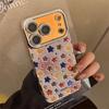 Korean Colorful Stars Phone Case For iPhone 17 Air 16 15 14 13 12 11 Pro Max XS XR X 7 8 Plus Glitter Lens Film Shockproof Cover