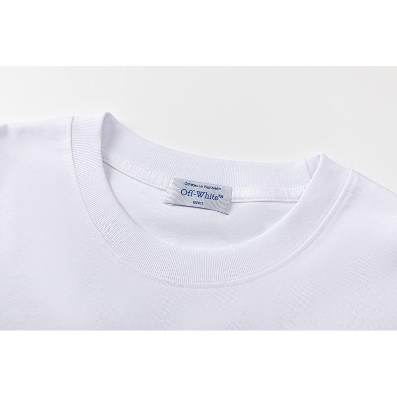 9065 Bianco Sporco 2026 Primavera/Estate Nuova Grafica Lettere Freccia Fantasia Girocollo con Cappuccio Manica Corta T-shirt da Uomo e Donna