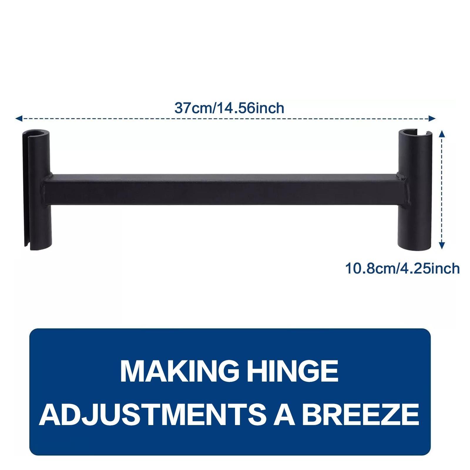 

Сверхпрочный инструмент для регулировки дверных петель 134 180 калибр Коммерческий гаечный ключ для зазора петель для ремонта противопожарных, охранных и чистых помещений чёрный