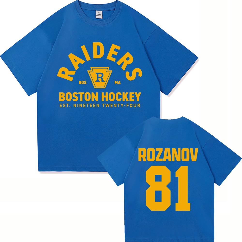 Hollander 24 T Shirt TV Show Heated Rivalry Rozanov 81 Menwomen Clothing Vintage Harajuku High Quality Tops Cotton Tshirts