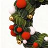 Christmas Wreath For Front Door Hangable Hands-On Realistic Christmas Door Wreath Crafting Toy For Window Mantel Indoor