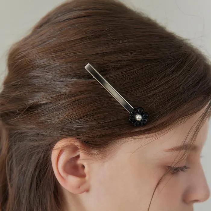 Flower bead hairpin