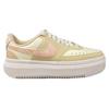 Nike Court Vision 1 Alta Leather Thick Sole Non-Slip Wear-Resistant Platform Low-Top Sneakers Women Sneakers Yellow Pink FD9921-181