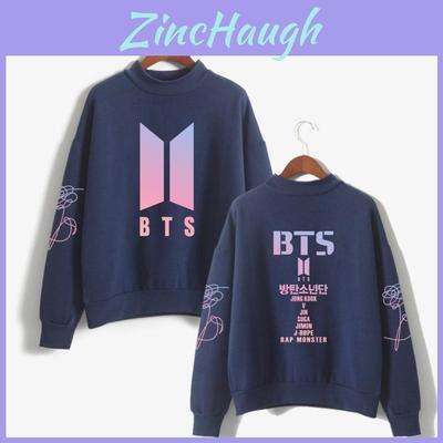 Bts Kpop In Bloom Pullover Unisex Jung Kook Hoodie Bangtan Boys Stylisch Bequem Baumwollmischung