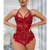 Women's Sexy Lace Adjustable Sling Mesh Fun One-Piece Underwear